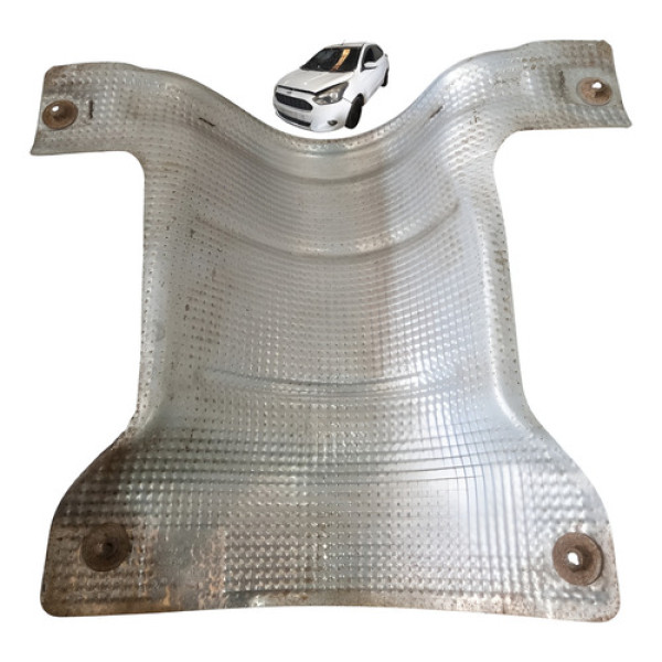 Defletor Calor Escapamento Com Presilha Ford Ka 2015 A 2020