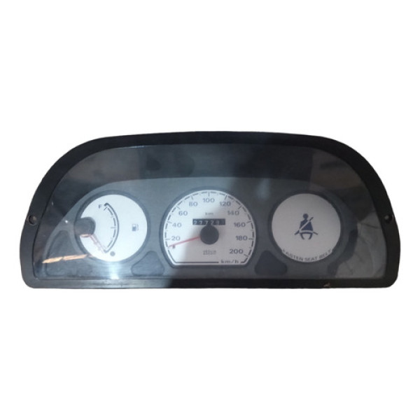 Painel Instrumento Analógico Fiat Palio Uno 1.0 1996 A 2003 Preto Branco Cinza