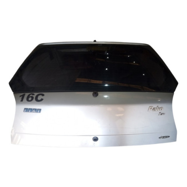 Tampa Traseira Porta Malas Prata Fiat Palio Chinesinho 2007 Prata