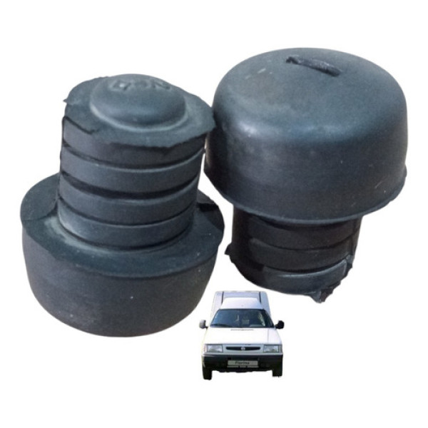 Par Borracha Batente Capô Fiat Uno Fiorino Fire 1996 A 2013