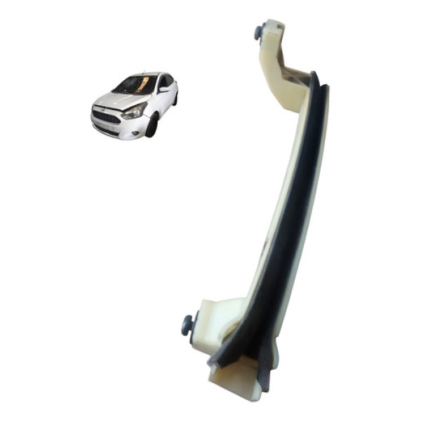 Guia Vidro Porta Traseira Direita Ford Ka Hatch 2014 A 2020 Bege Claro