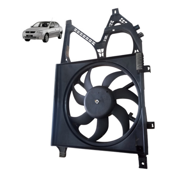 Defletor Motor Ventoinha Sem Ar Gm Corsa Joy 1.0 Sedan 2006